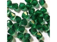 Perlen Swarovski, 4mm, Emerald