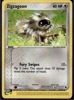 Zigzagoon EX Ruby & Sapphire 79/109 Pokémon 2003