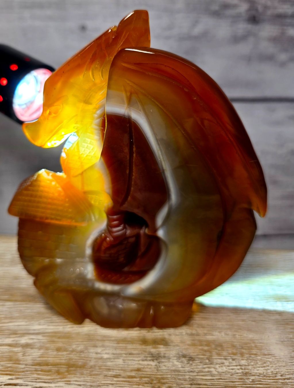 Minerali & Pietre curative: Top Karneol Drache 806g – Nuovo e nell'imballaggio originale da Matzingen venduto da Shay_Crystalz 1