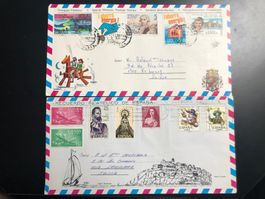 4 enveloppes Espagne selon photos