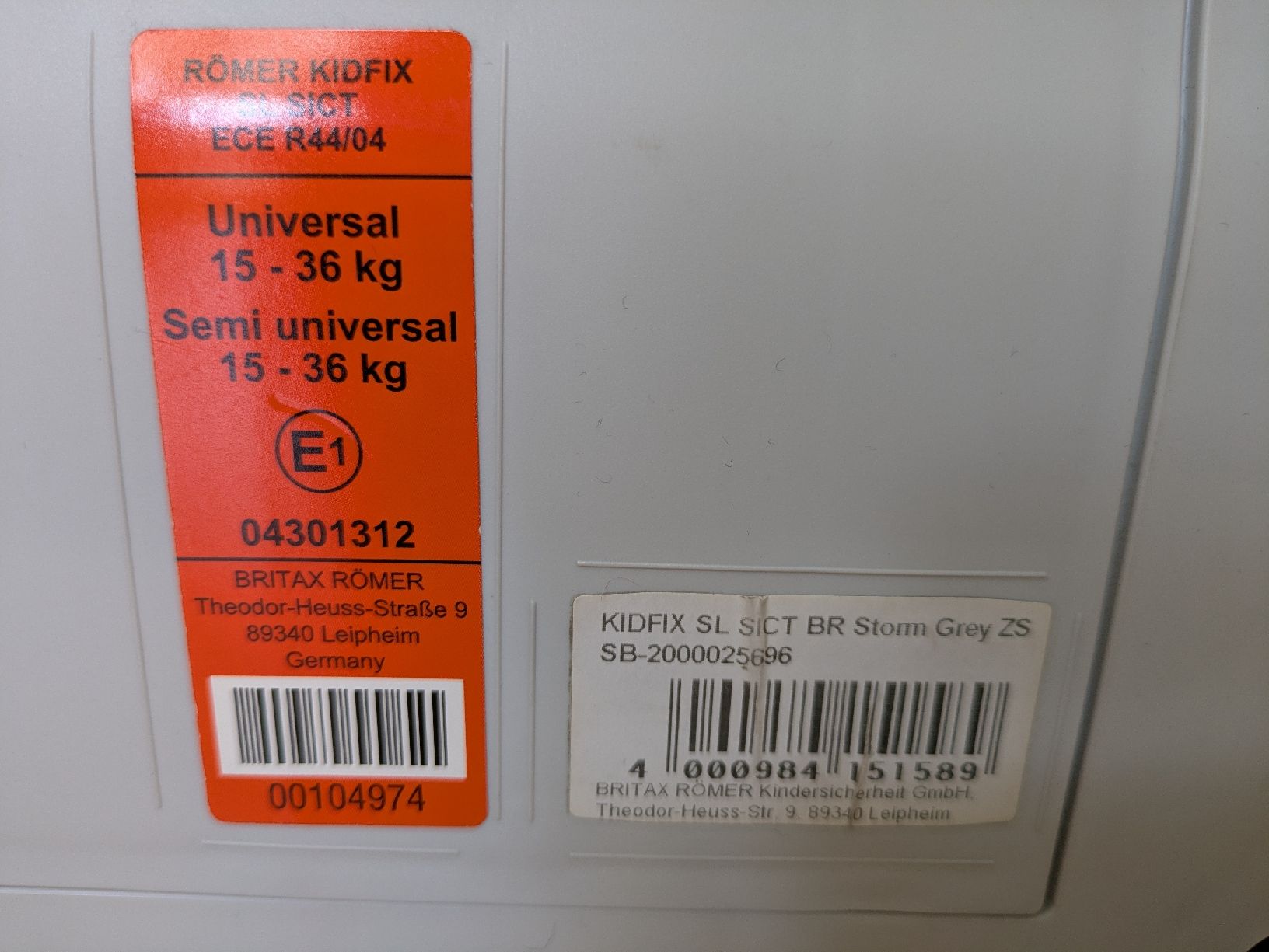 Britax Römer Seggiolini per auto: Römer Kidfix Kinder Autositz 15 - 36 kg – Usato da St. Gallen venduto da noita01 4