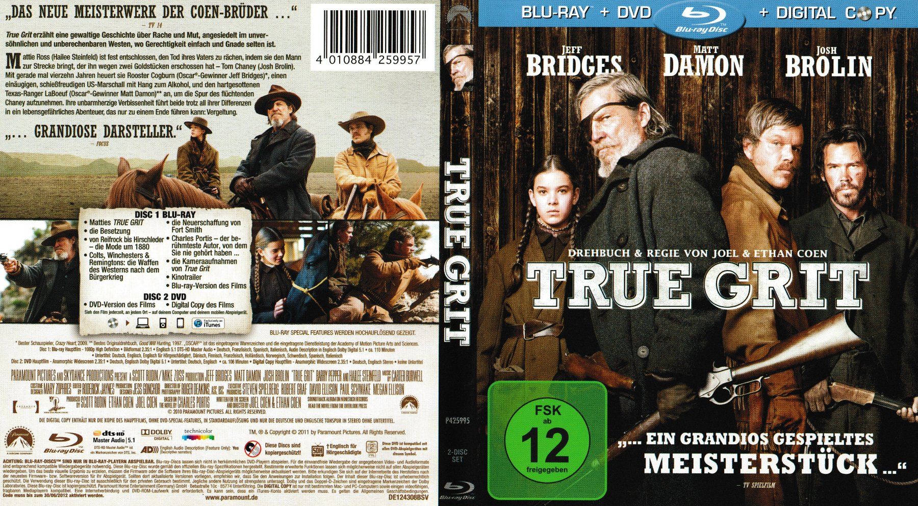 Tutti i DVDs: Blu-Ray - True Grit – Usato da Langnau am Albis venduto da MediaRescuerKeLoX