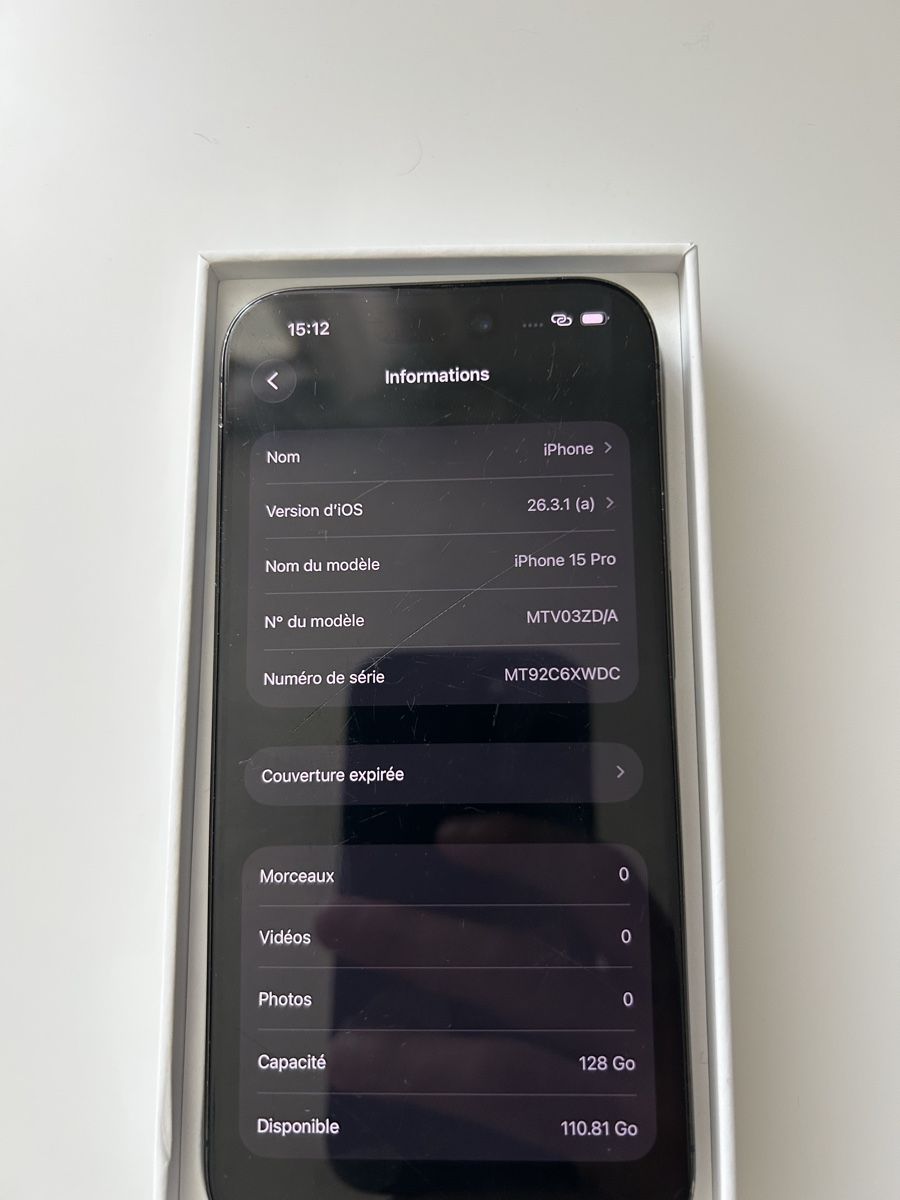 Apple Telefoni cellulari / Smartphones: iPhone 15 Pro 128go – Usato da St. Gallen venduto da meh_2tdn 2