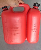 5L Benzin Kanister + 3L Öl gefäss