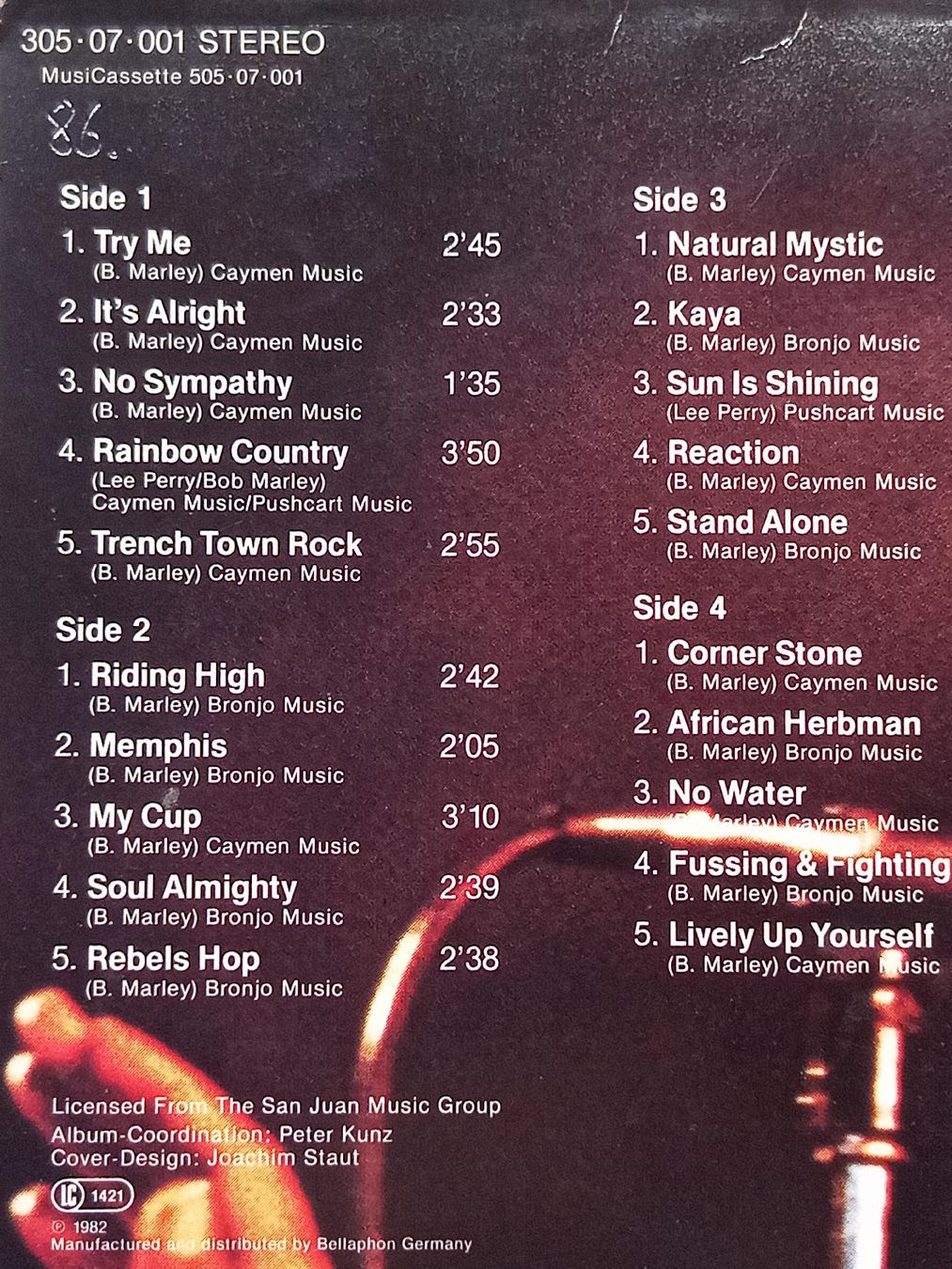 Schallplatten: Bob Marley - Riding High - Doppel- LP - Bellaphon Records – Defekt aus basel von markusb07 3