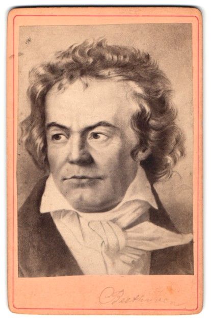 Fotografie & Manifesti: Fotografie Portrait Ludwig van Beethoven – Usato da Berlin venduto da bartko-reher
