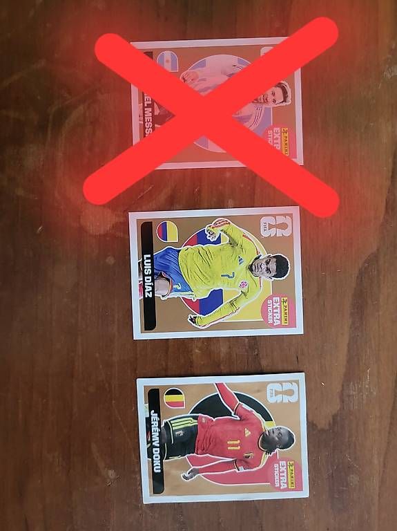 Carte collezionabili: Panin Extrasticker bronze Diaz, Doku, Messi – Usato da Rheinfelden venduto da ire_dby2 3