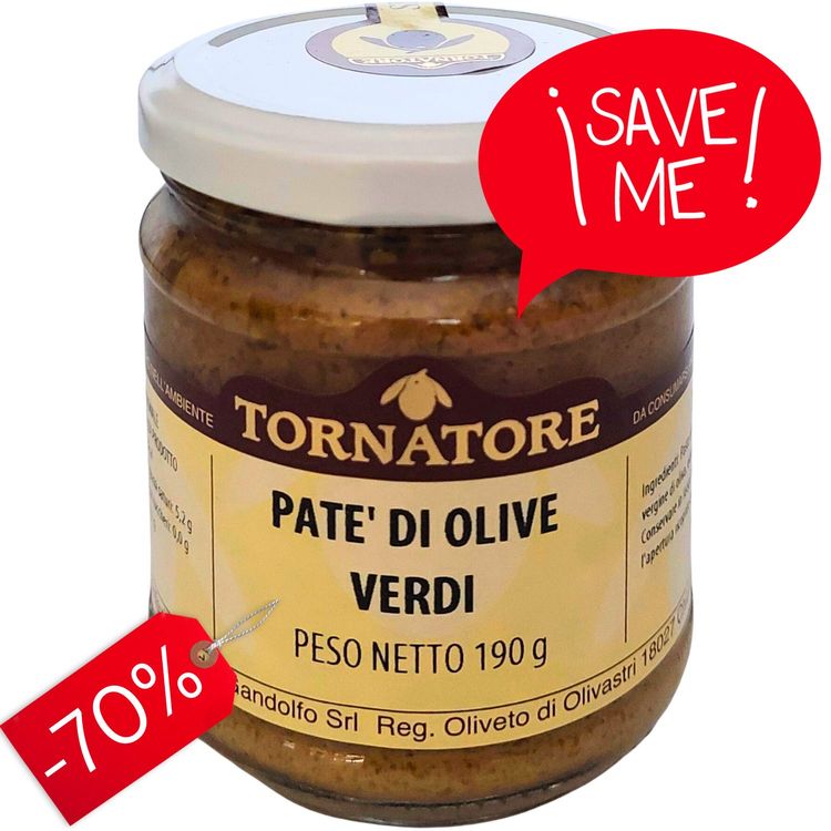 Creme aus Grünen Oliven Gandolfo 190g Mind.haltbar 12.01.24 | Kaufen ...