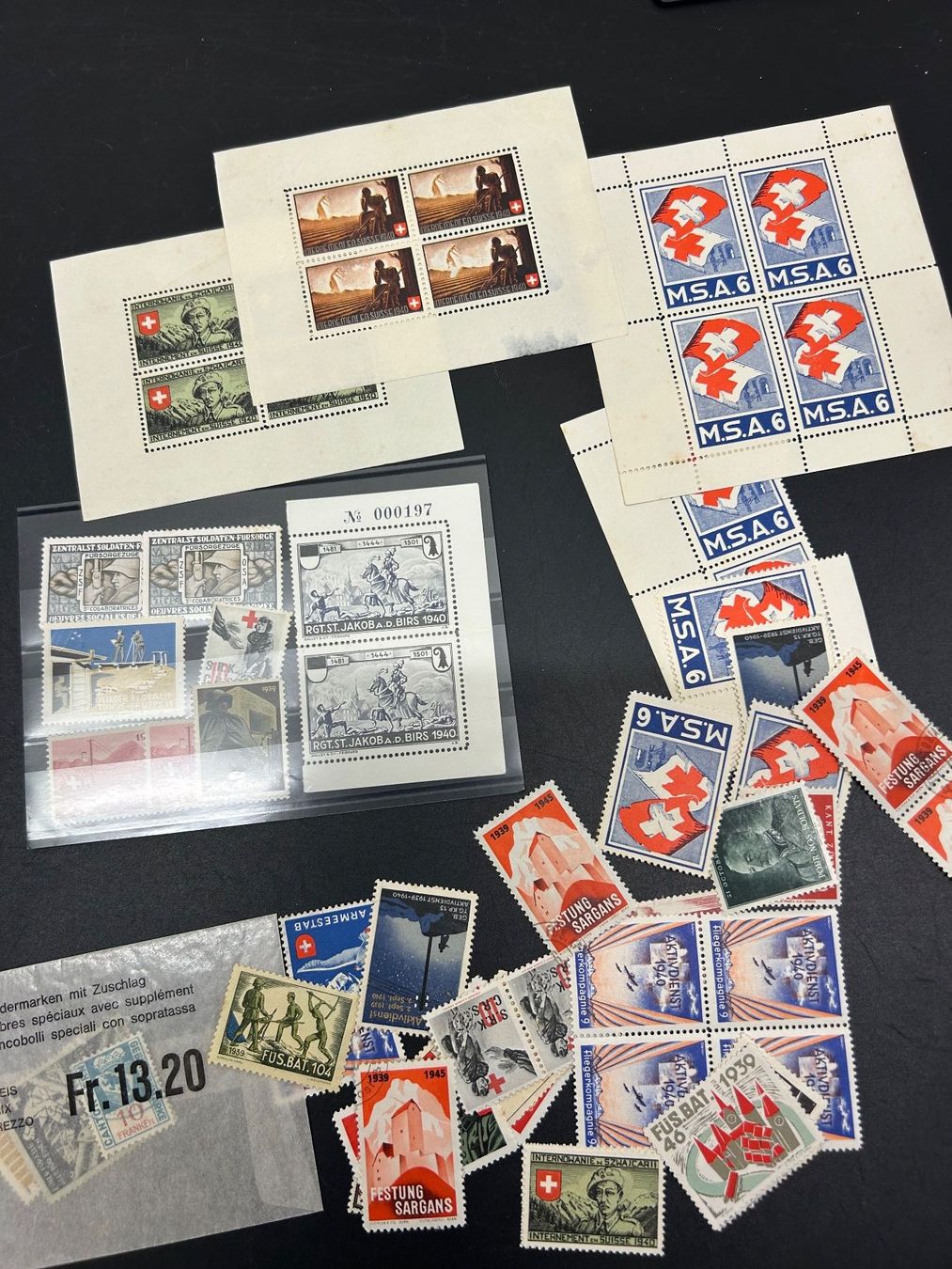 Tutti i francobolli: Posten Soldatenmarken – Usato da Seuzach venduto da Parasolmountain