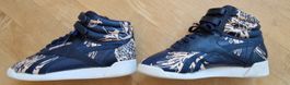 Reebok Damen-Sneaker 38 – Blau, Leder, gepflegt