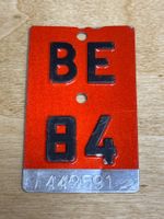 Geburtstag - Velonummer, Fahrradnummer, Veloschild BE 84