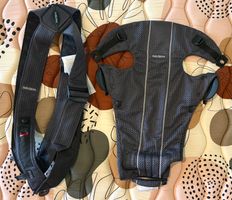 Babytrage Babybjörn Mesh dunkelgrau gebraucht guter Zustand