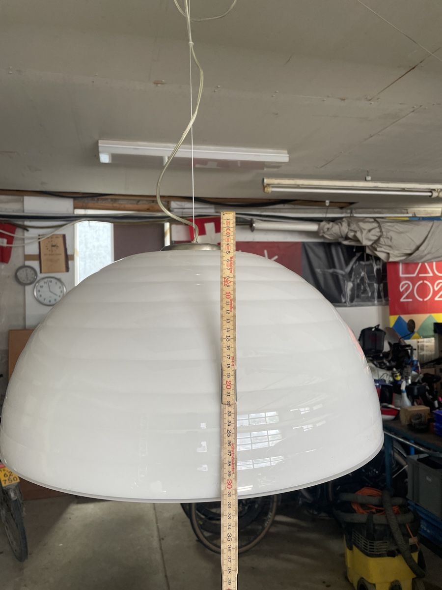 Lampade: Hängeleuchte weiss, Designlampe, 58cm – Usato da Hauptwil venduto da c-pro 3