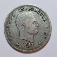 5 Lire 1813 Königreich Italien ss