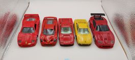 Modellautos Ferrari 5er Set guter Zustand