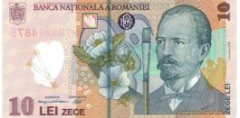 Rumänien 10 Lei 2018 P-119 UNZ Polymer