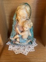 Madonnenfigur mit Kind Dekoration gute Zustand