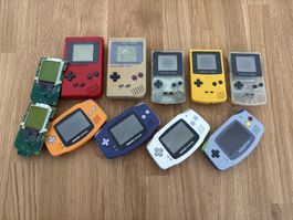 Gameboy DMG , Advance , Color los Geräte,Teile