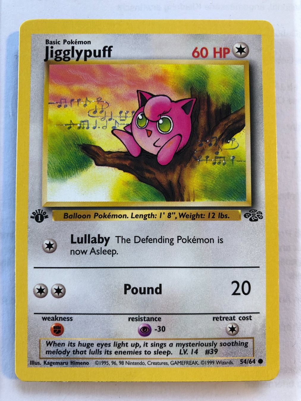 Sammelbilder & Trading cards: Jigglypuff 1st Jungle - LP - ab 1.- – Gebraucht aus Giubiasco von dan_pr8b