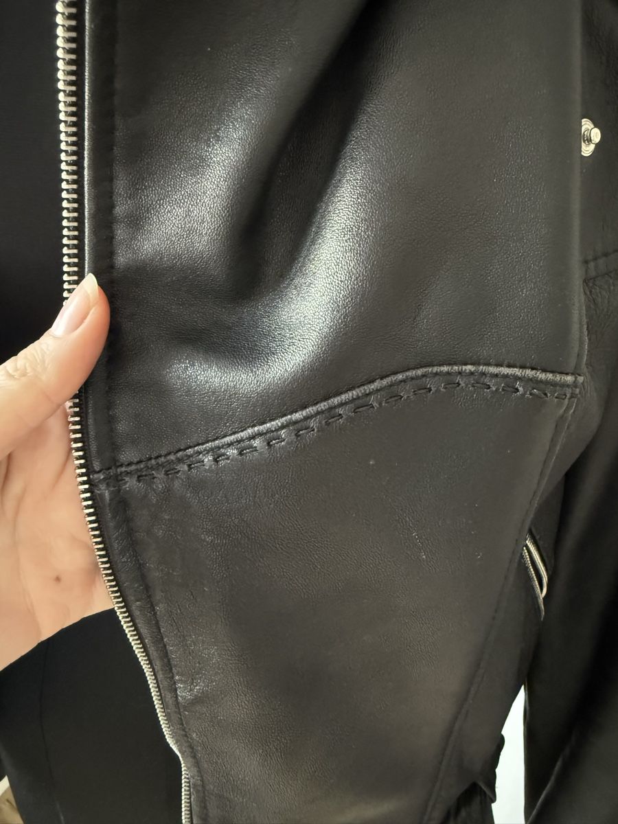 Giacche: Leder-Bikerjacke – Usato da Gwatt (Thun) venduto da marysplanet 3