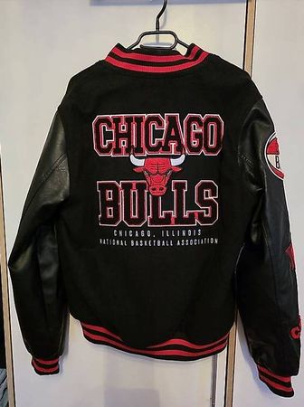 New Era Chicago Bulls bomberjacke (Leder) S-M (ORGINAL)