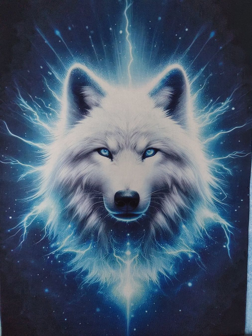 Tappeti: Teppich mit Wolf Kopf(115 x 155 cm) – Nuovo (secondo la descrizione) da Langenbruck venduto da Gumsi 2