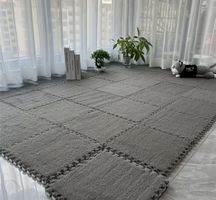 Puzzle Mats Grey Soft Floor