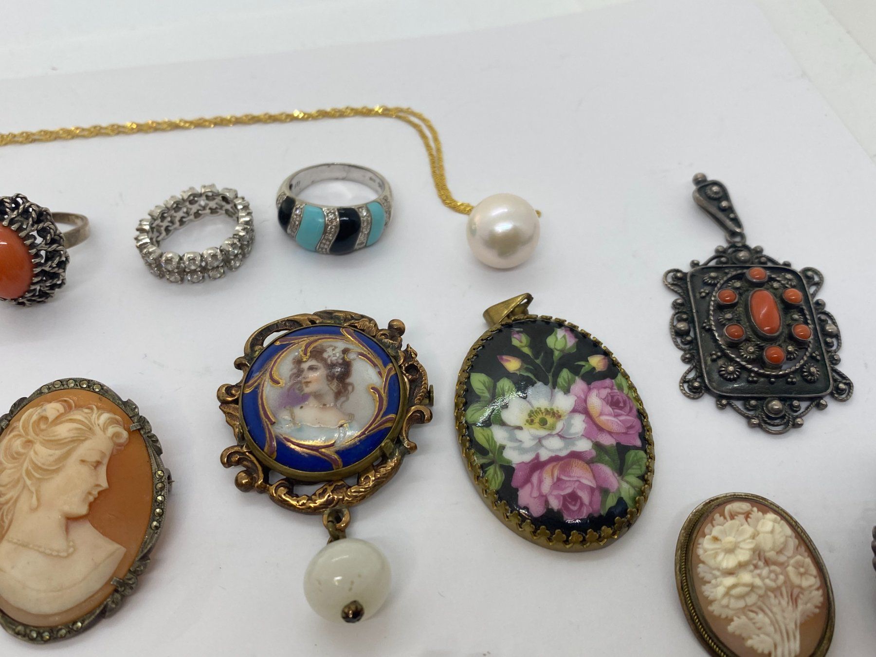 Altri gioielli: LOT Antik/alter Schmuck Silber /i427 – Usato da Bern venduto da JMsoehne1987 4