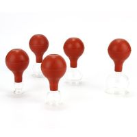 5x Schröpfset Schröpfgläser mit Saugball
