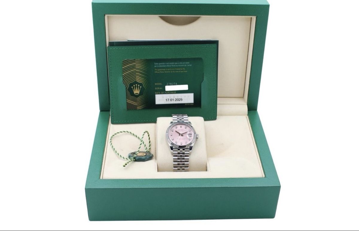 Rolex Orologi: Rolex Datejust 31 Pink Diamond Dial | Full Set | 2025 – Nuovo (secondo la descrizione) da Wallisellen venduto da Juwelier_Aurum 5