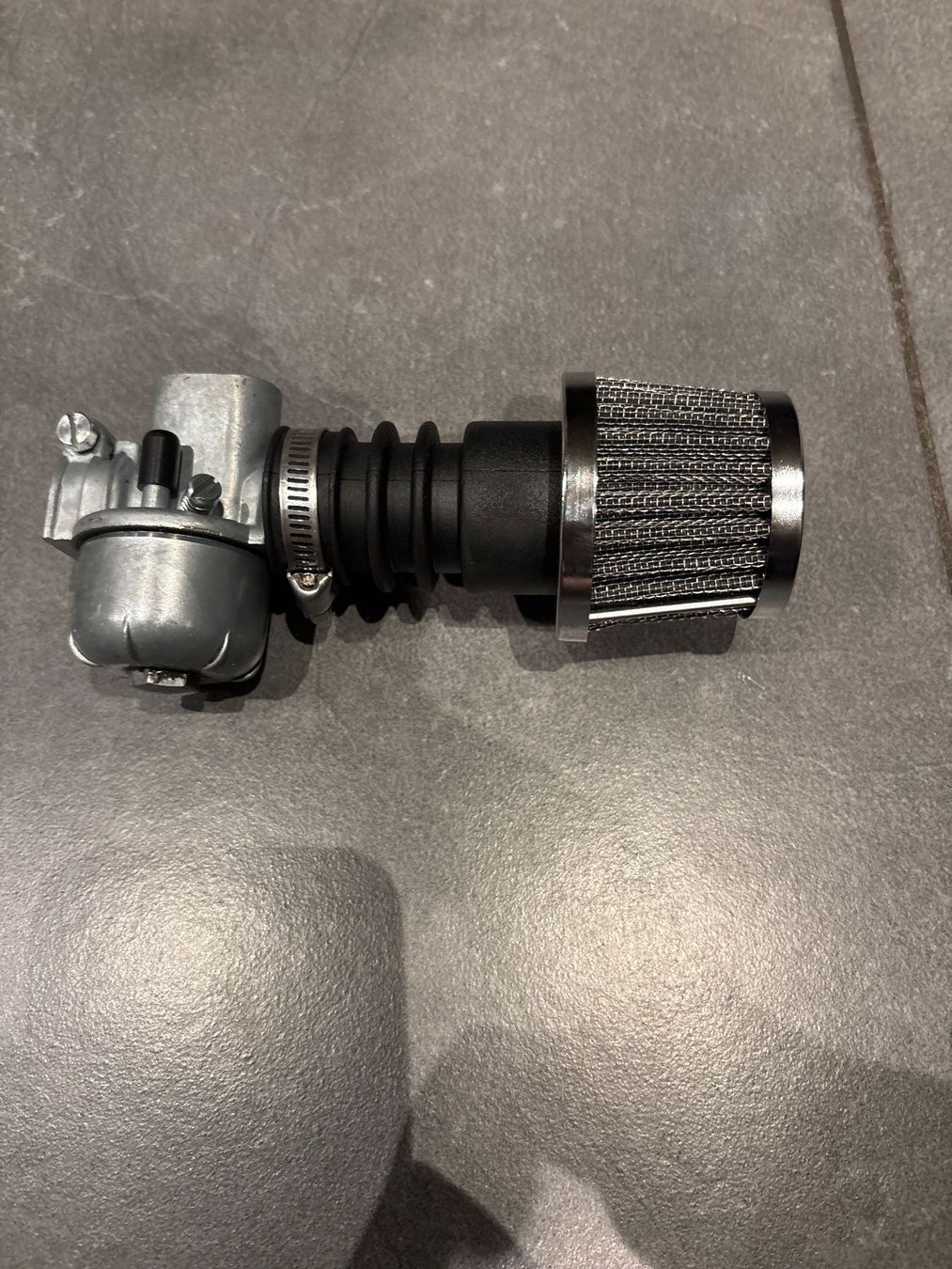 Puch Parti ricambio per ciclomotori: 15 mm Swing Vergaser mit Luftfilter – Usato da Koppigen venduto da Kellerfundsachen 1