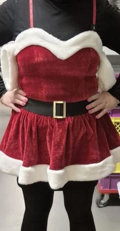 Sexy Samichlaus Kleid, ideal für die Weihnachtsparty!
