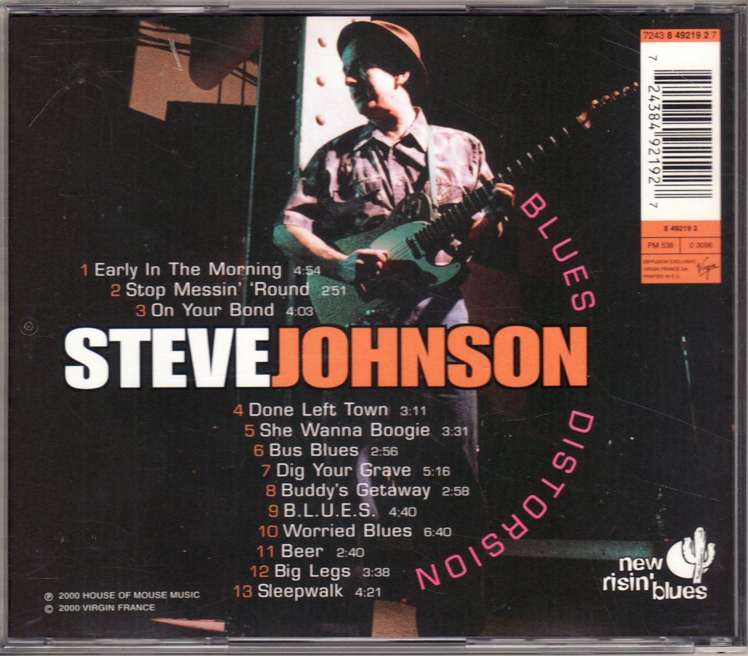 CDs: Steve Johnson   – Blues Distorsion – Neu (gemäss Beschreibung) aus Boussens von catfood01 1