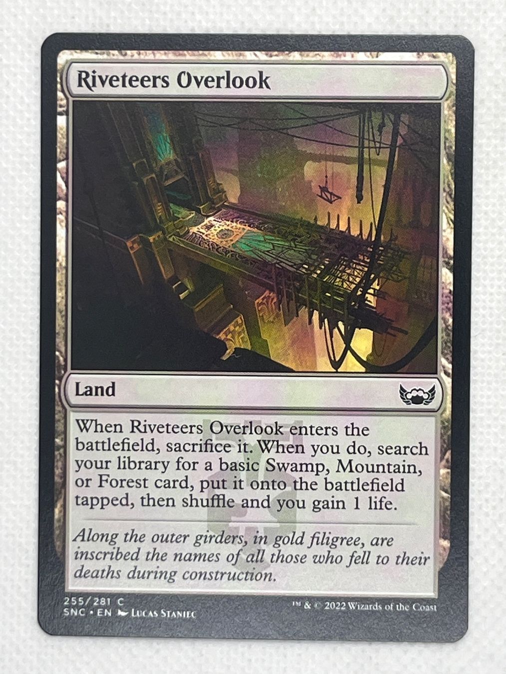 Magic The Gathering Carte collezionabili: MTG Riveteers Overlook SNC 255 Englisch Common – Usato da Hinterkappelen venduto da Kim1992