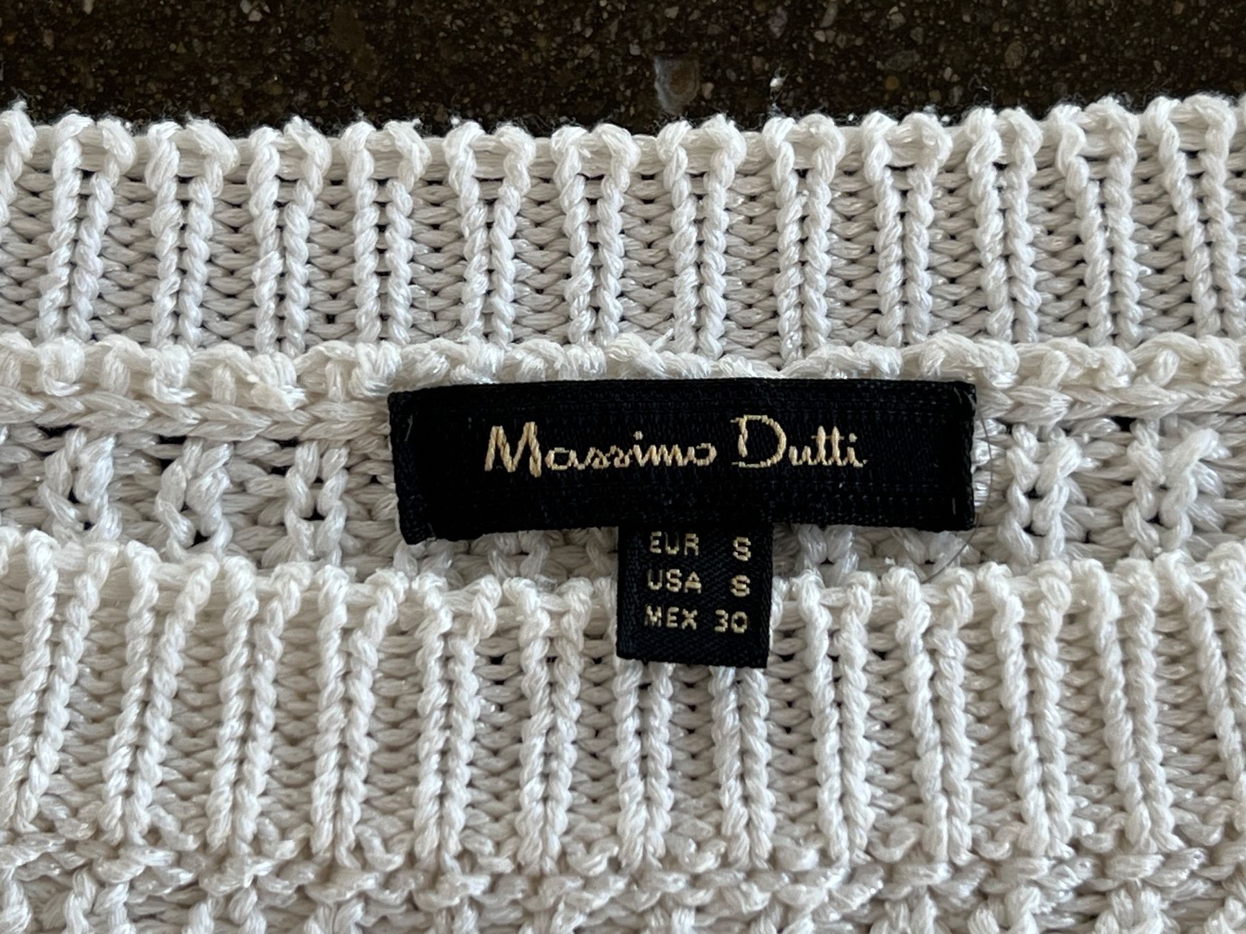 Massimo Dutti Maglioni & Felpe: Massimo Dutti Strickpullover Damen S (passt XS) Weiss – Usato da Büetigen venduto da Jabo 4