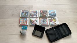 Nintendo 3DS XL mit 8 Spiele und Zubehör
