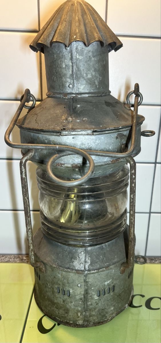 Lampade & Luci: Schiffslampe Ankerlicht Shabby chic – Difettoso da Sevelen venduto da Ritiplampi 1