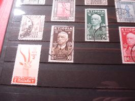 Lot alte Marken Italien, Kolonien */o