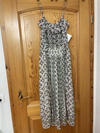 Isabel Marant Sommerkleid beige/lila Grösse 34 neu