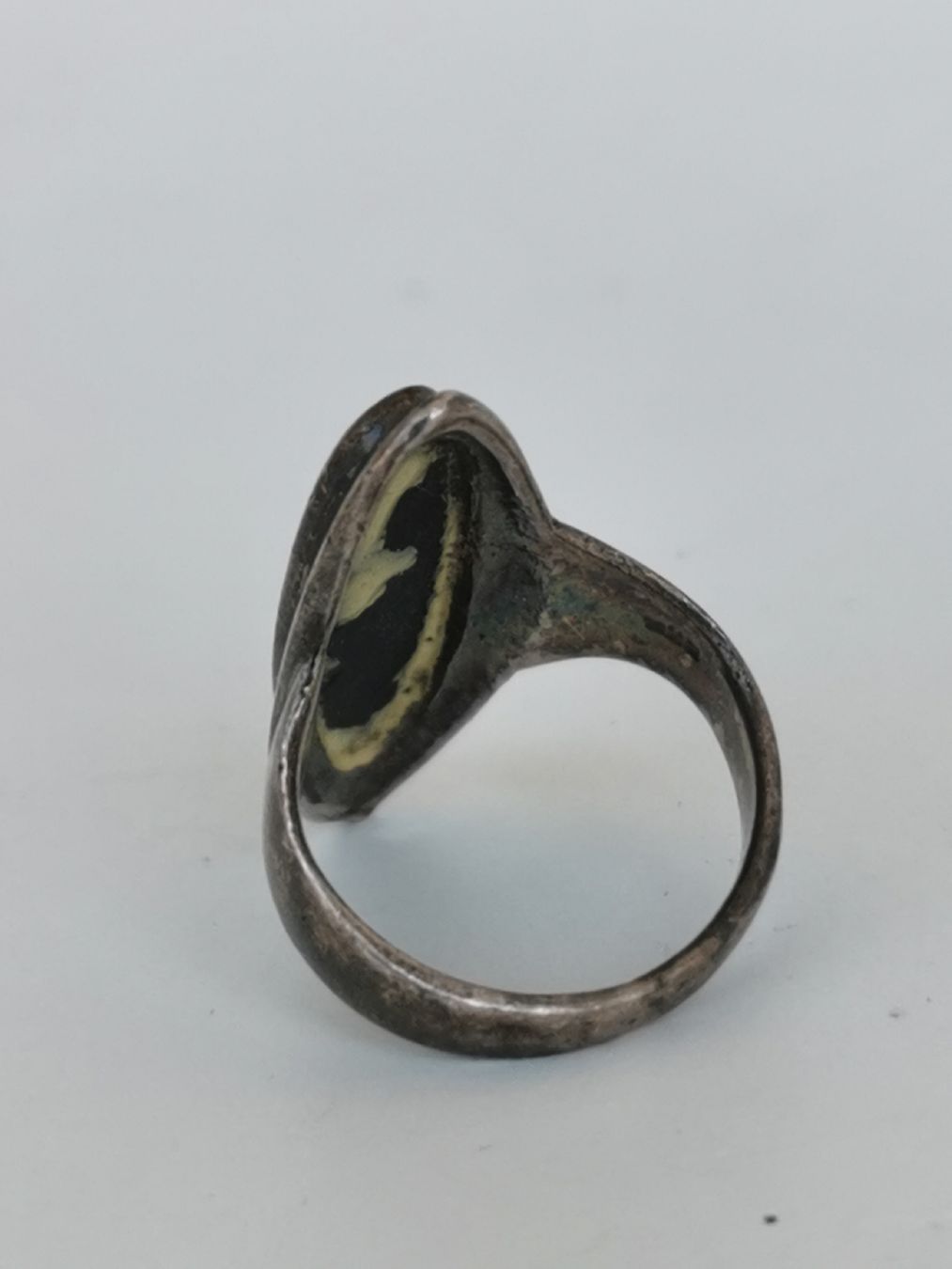 Anelli: 925 Silberring, mit Onyx Stein (WA1)  – Usato da Neuenhof venduto da SchnaeppliAllerlei 2