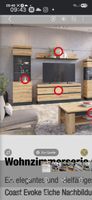 Tv-Wohnzimmer Eiche/Schwarz