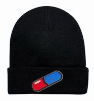 Good For Health Bad For Education Pill 3D Embroidered Beanie