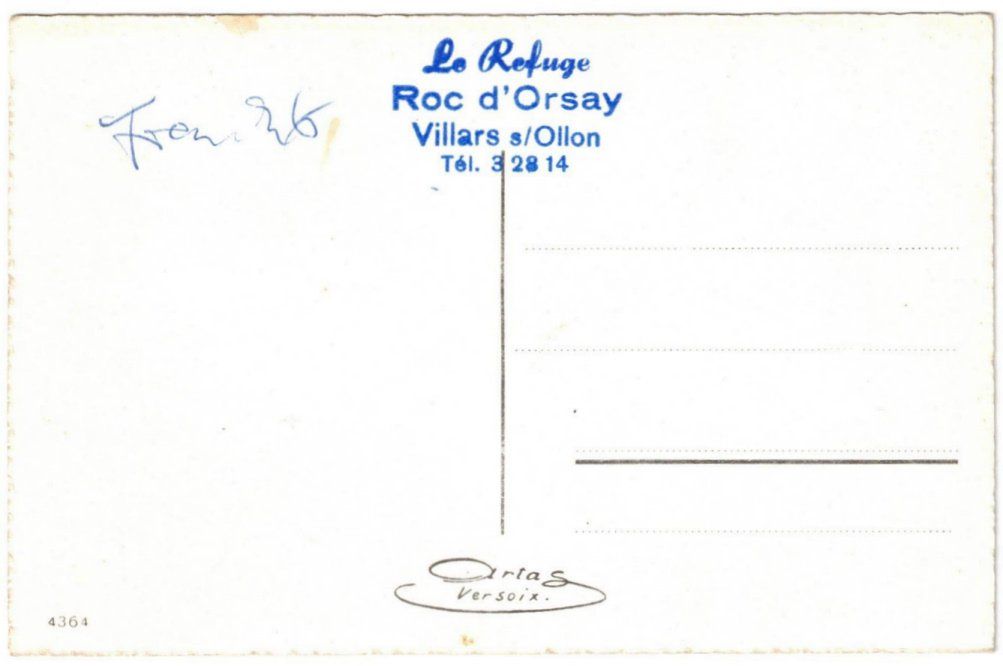 Cartoline postali: Villars - 4 Bild AK – Usato da Binningen venduto da Mountainrider 1