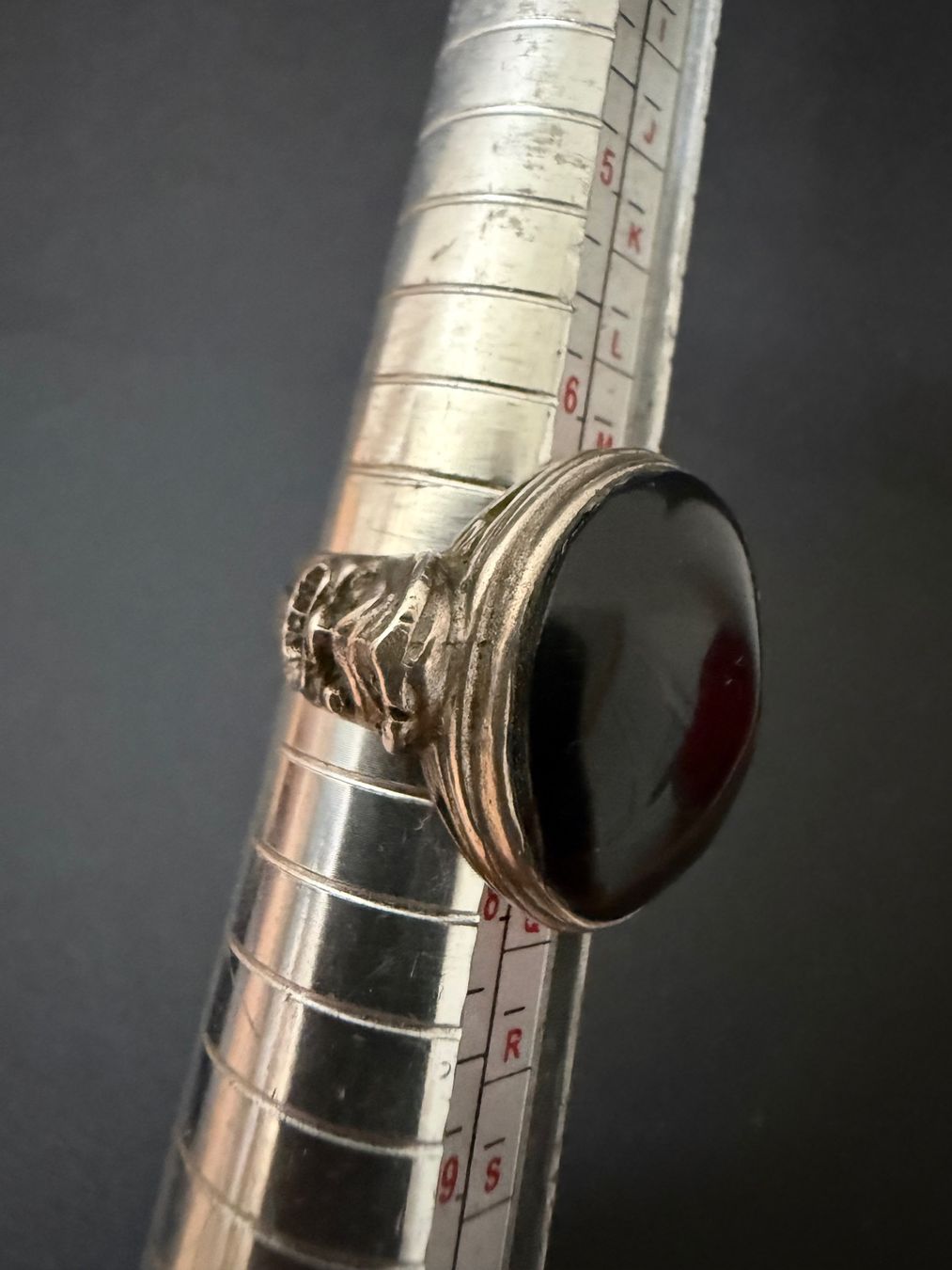 Anelli: Vintage Silber Ring mit Onyx 925 – Usato da Spiegel b. Bern venduto da Rogger72 6