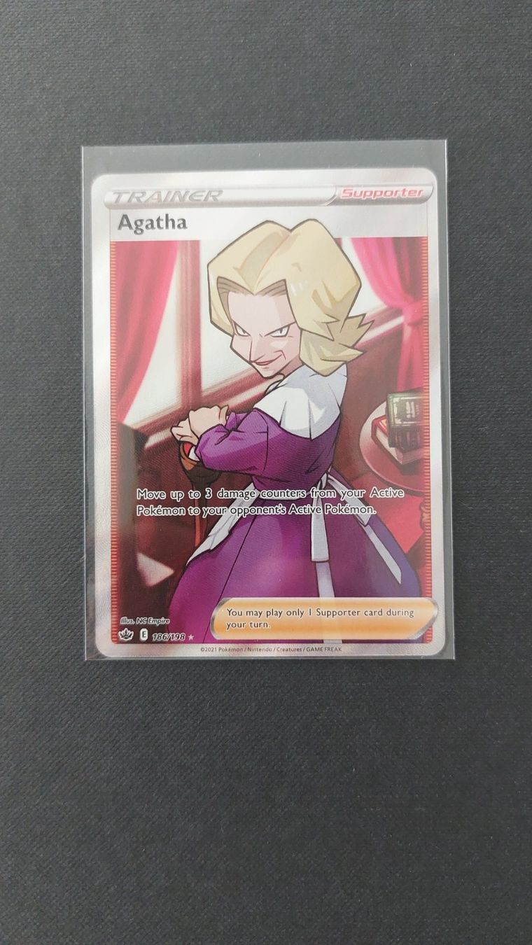 Pokémon Carte collezionabili: Agatha Fullart Chilling Reign – Nuovo (secondo la descrizione) da Bellinzona venduto da Pagur