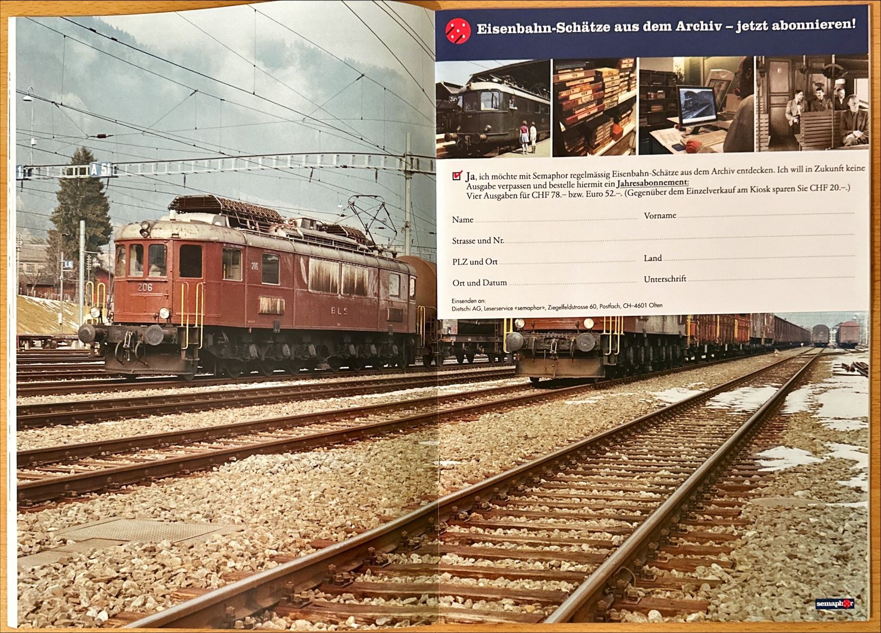 Zeitschriften & Magazine: Semaphor Frühling 2009 – Neu und originalverpackt aus Murgenthal von View 4