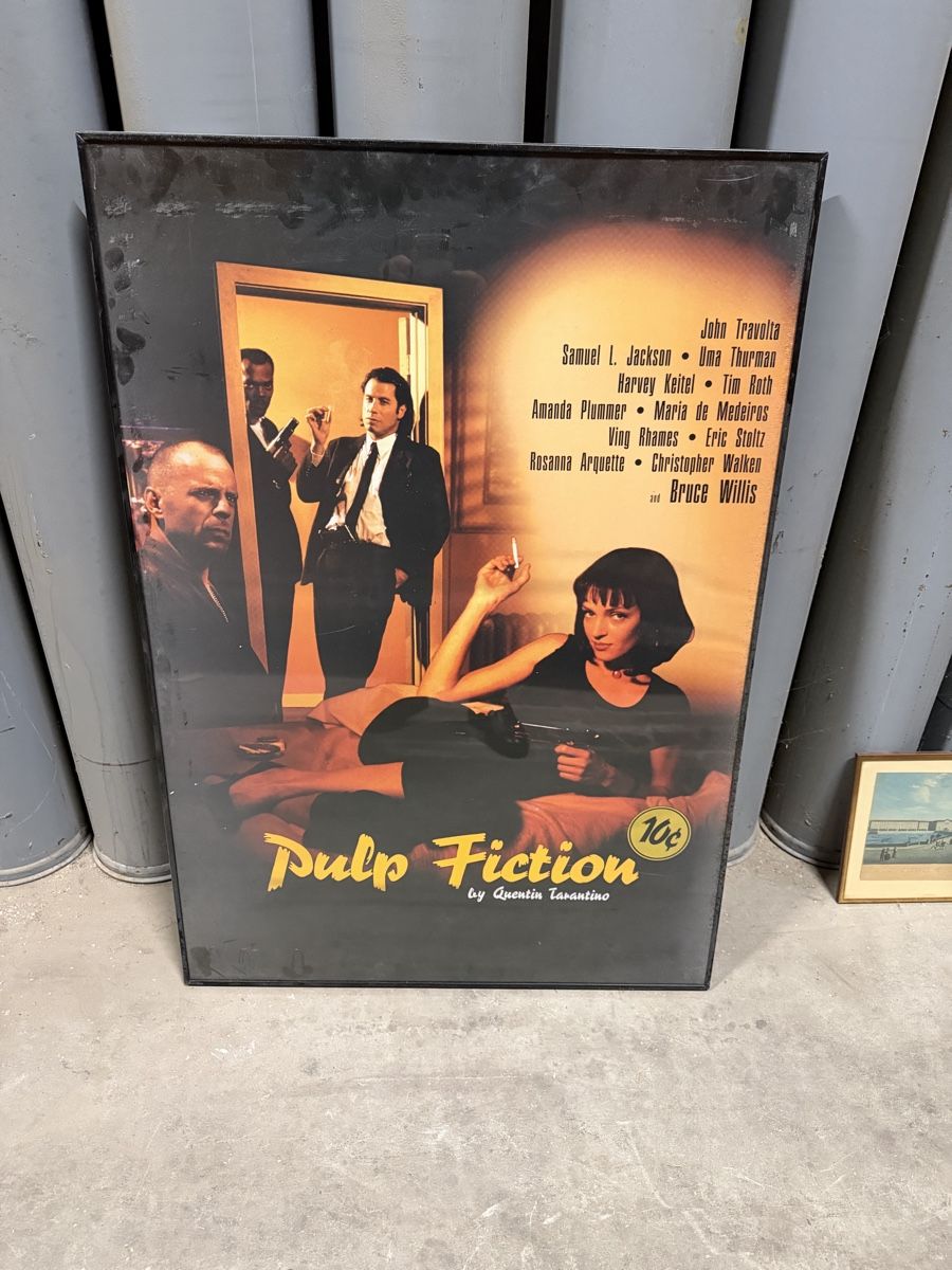 Foto & Immagini: Affiche "Pulp Fiction" de cinéma d époque. – Usato da Bellevue venduto da bordeaux075cl