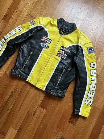 Segura Lederjacke moto Giacca chaqueta Racing