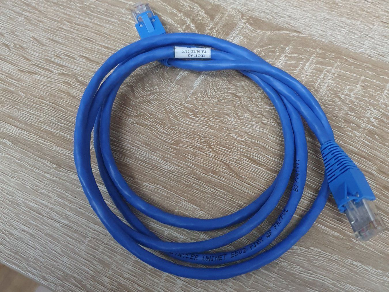 Dätwyler Kabel: Patchkabel Ethernetkabel cat 5e 1.5m Dätwyler 4P uninet 5502 – Gebraucht aus Zürich von eymen20