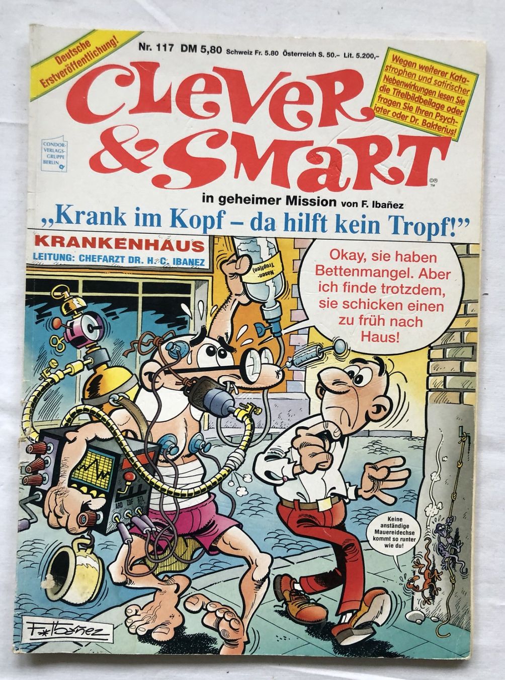 Fumetti: CLEVER & SMART - Nr.117 - 1.Auflage – Usato da Schaffhausen venduto da durruti